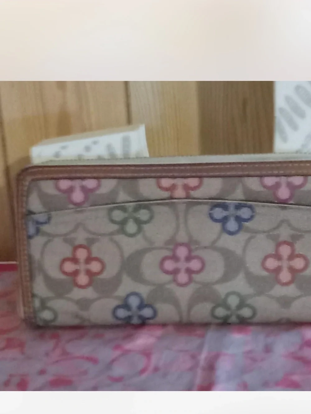 💐 COACH PEYTON ZIP AROUND WALLET 💐